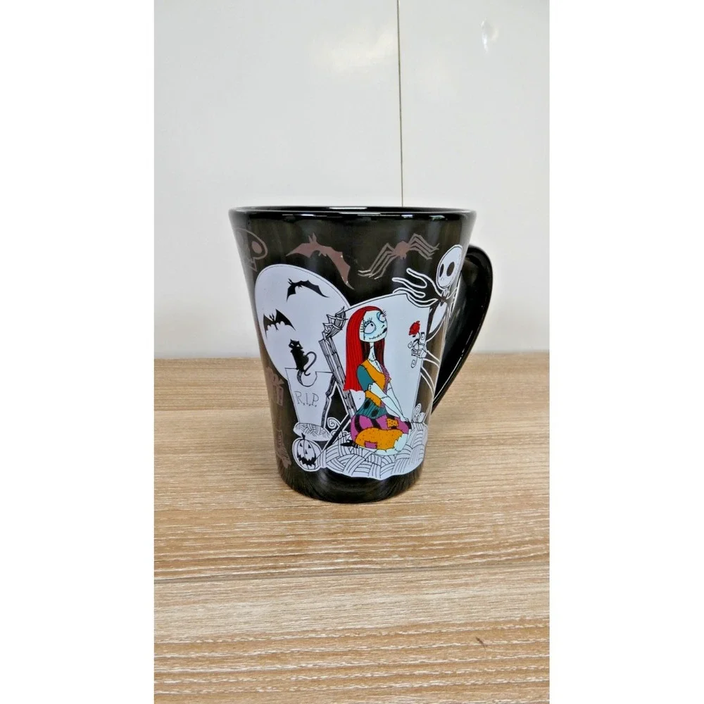 The Nightmare Before Christmas Jack & Sally Coffee Cup Mug Disney Store HA6 - Picture 2 of 4